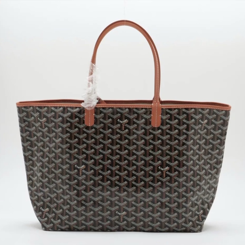 Goyard Saint Louis PM Tote With Pouch Gold Black